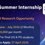 IIST Summer Internship Programme 2026