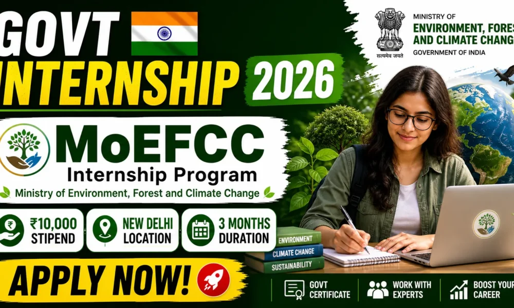 Ministry of Environment Forest and Climate Change Internship 2026
