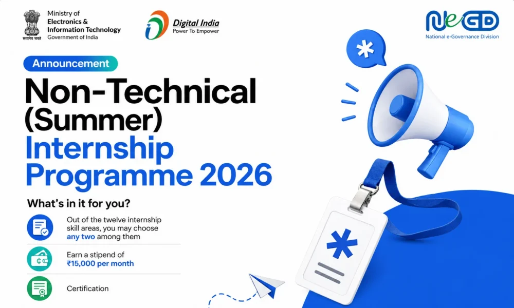 Non Tech (Summer) Internship Programme 2026
