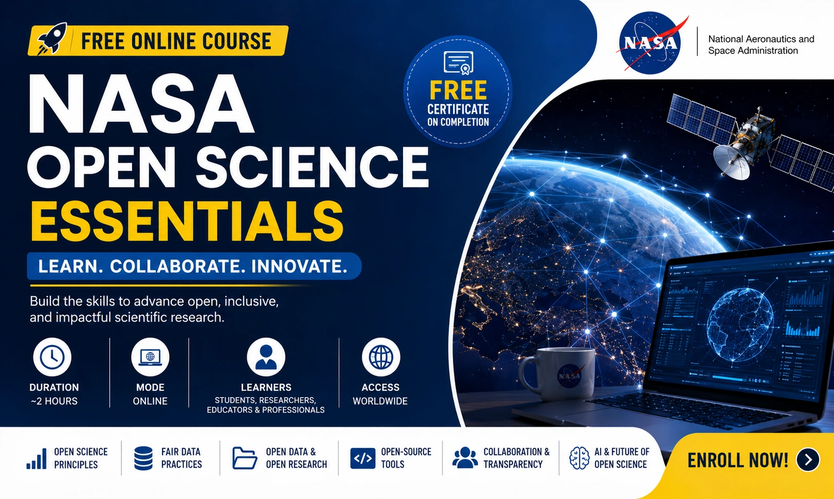 NASA Science Essentials Course 2026 | Free NASA Online Course