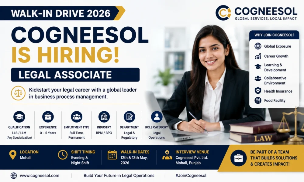 Cogneesol Walk-In Drive 2026