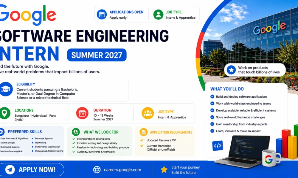 Google Summer Internship 2027