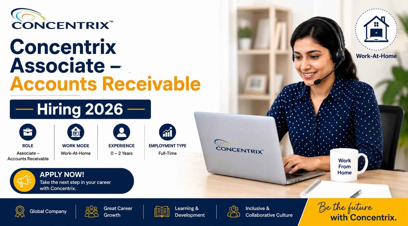 Concentrix work from home  Accounts Receivable 2026 | 2 – 3 year experienced