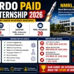 DRDO NMRL Paid Internship 2026