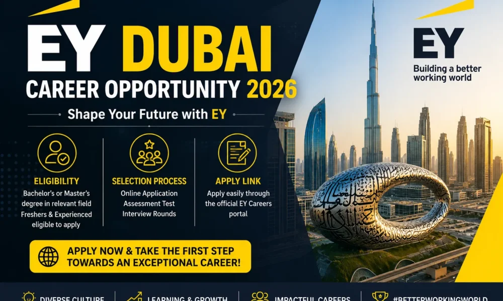 EY Dubai Career Opportunity 2026