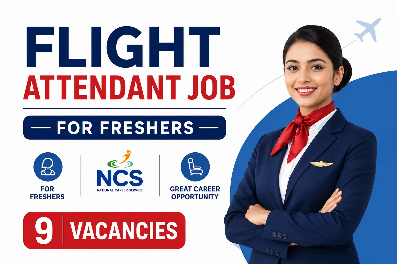 Flight Attendant Job for Freshers