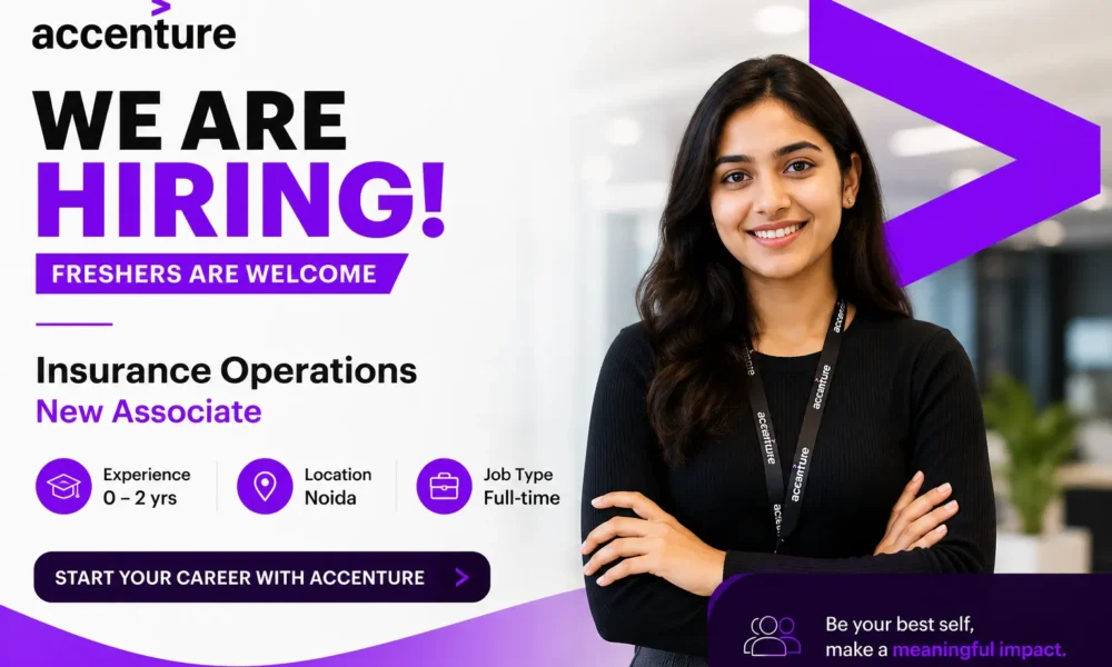 Accenture is Hiring Freshers in Noida