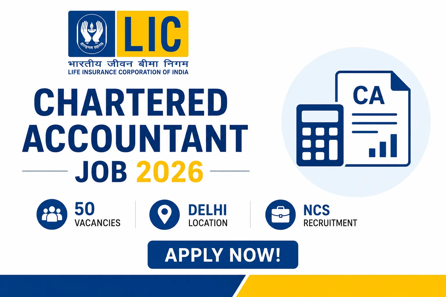 LIC Chartered Accountant Job 2026