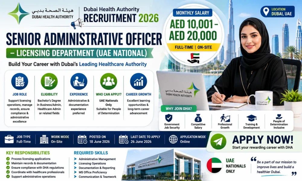 Dubai Health Authority Jobs 2026