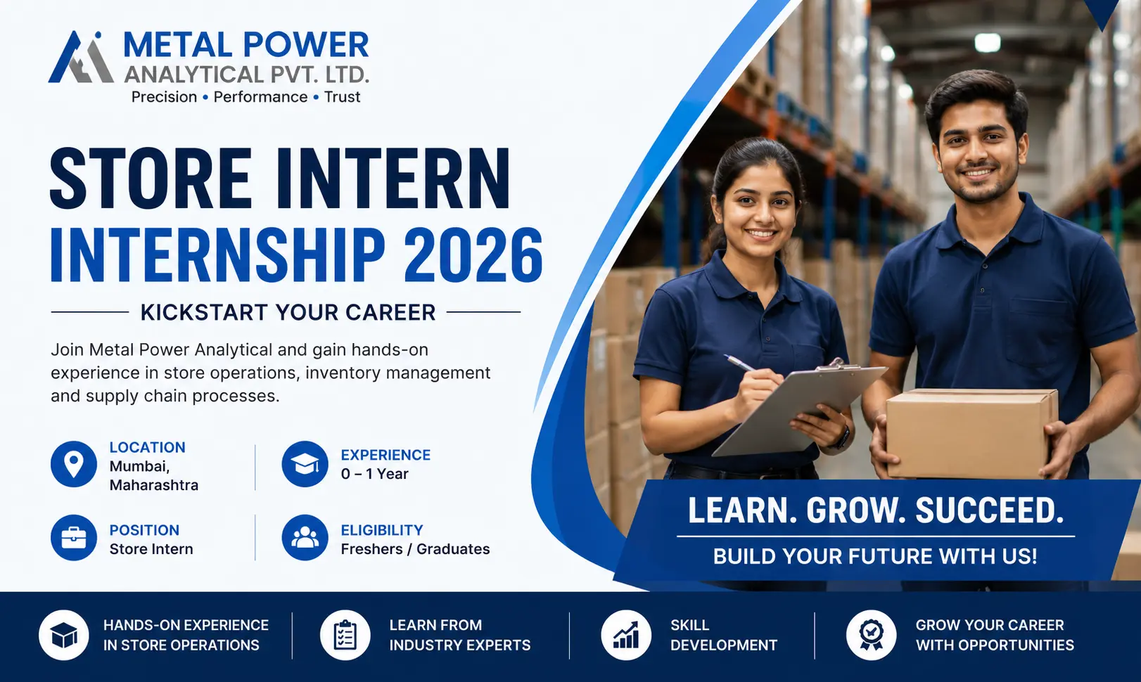 Metal Power Analytical Internship 2026 | Store Operations Internship
