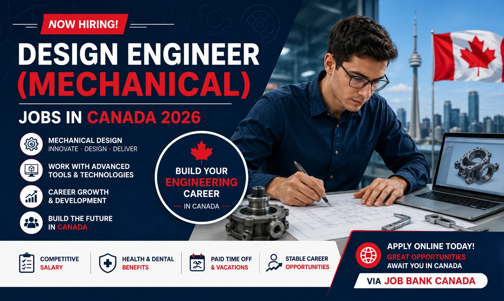 Canada Engineering Jobs 2026 | Design Engineer Internship