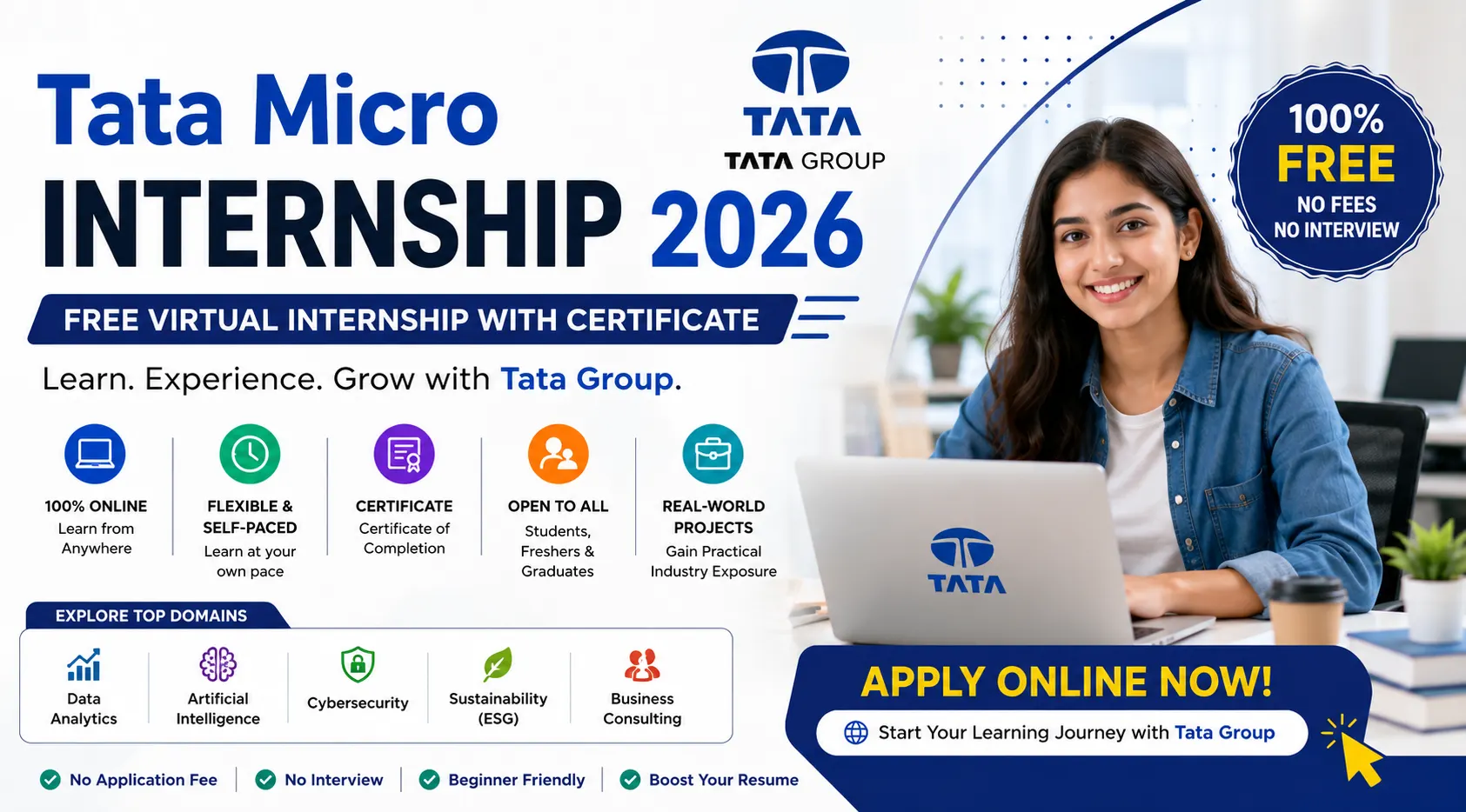 Tata Micro Internship 2026: Free Virtual Internship with Certificate | Apply Online