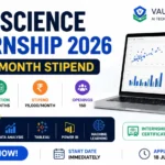 Data science internship for frehers 2026
