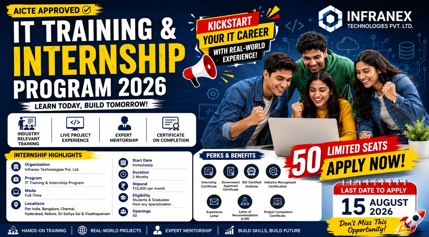 AICTE IT Training and Internship Program 2026 | ₹15,000/Month Stipend