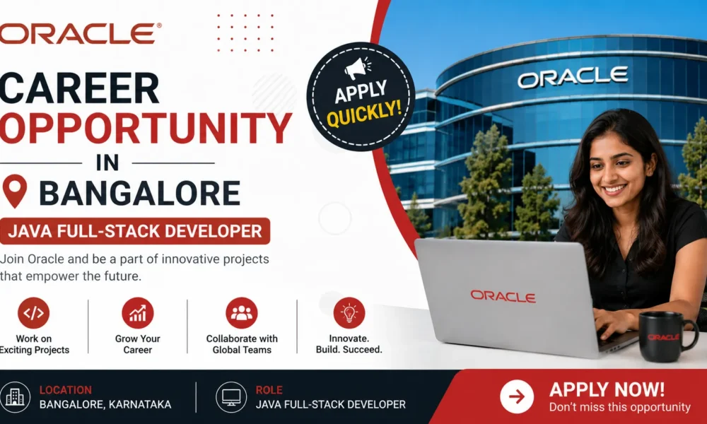 Oracle Career Opportunity in Bangalore