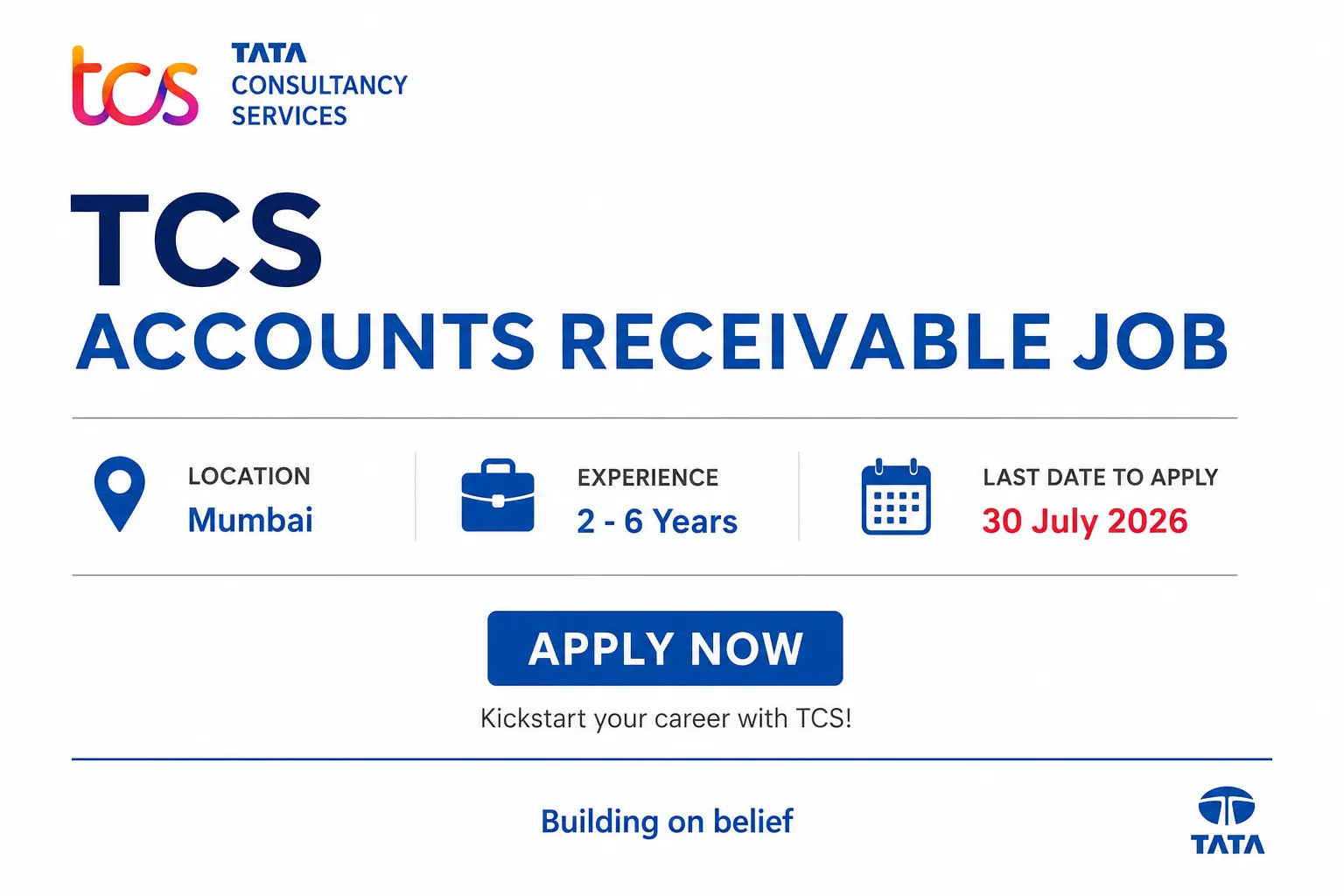 TCS Accounts Receivable Job