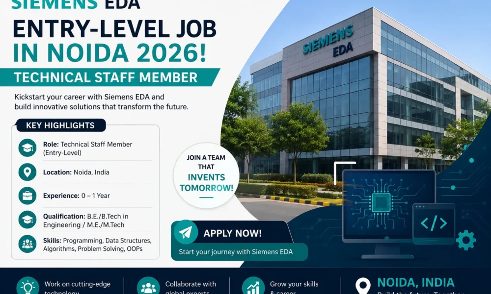 Siemens Entry-Level Job in Noida
