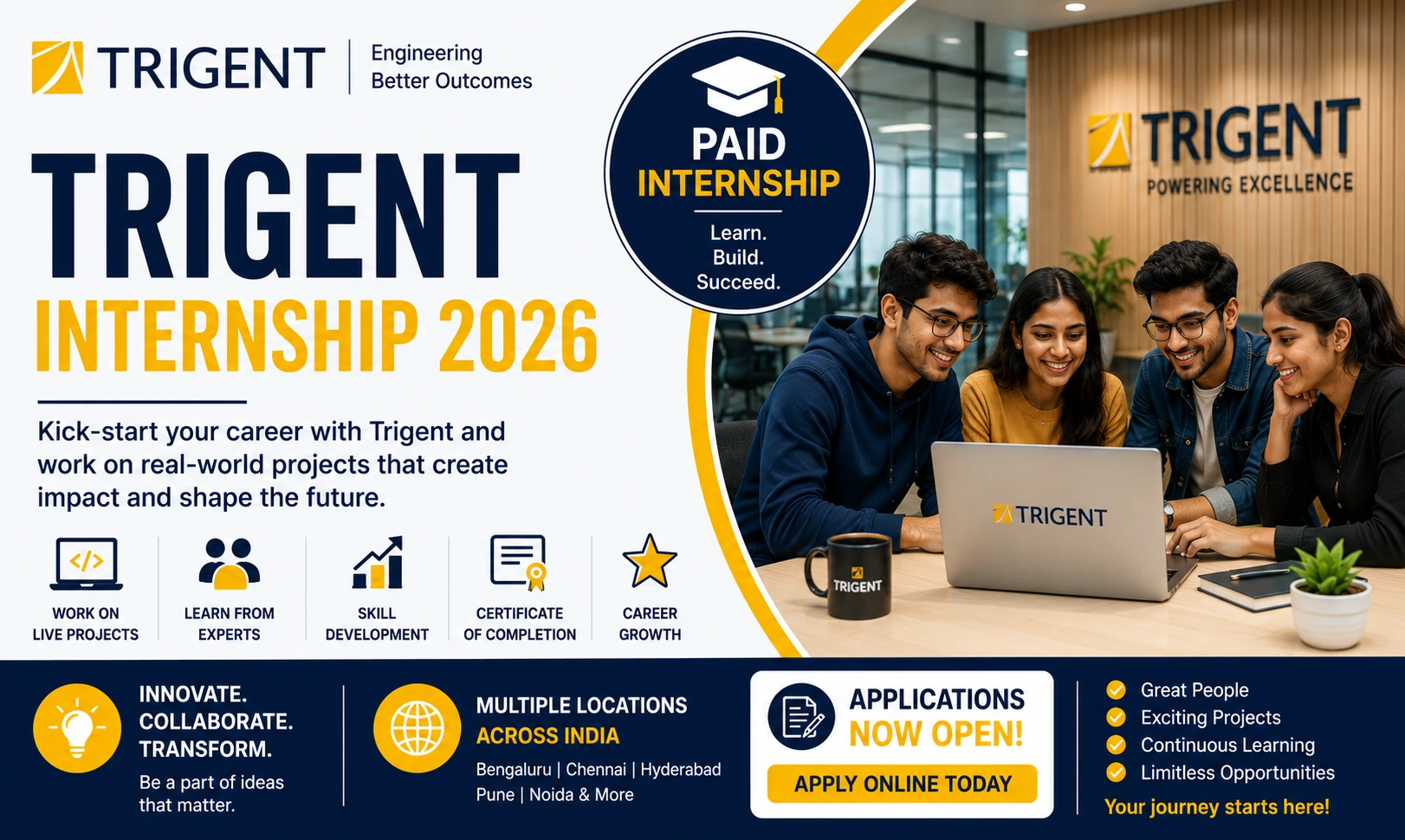 Trigent Internship 2026 for Freshers | Apply Now