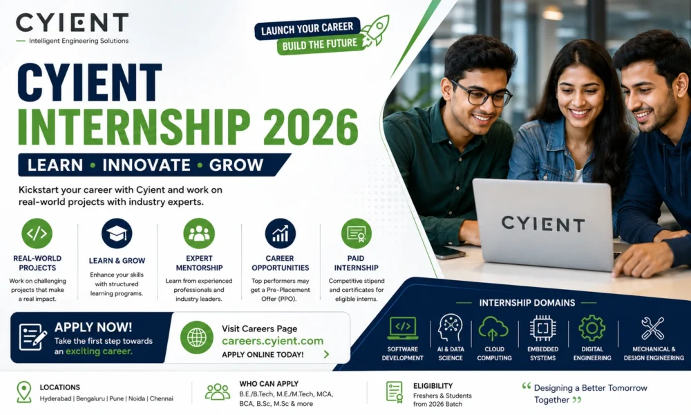 Cyient Internship 2026