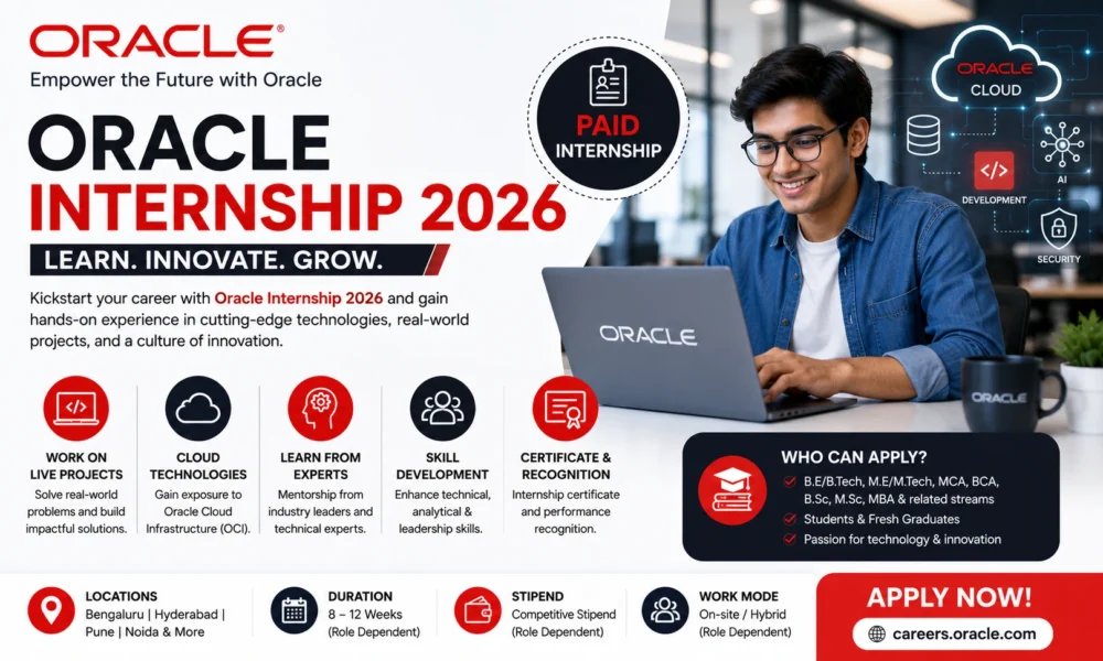 Oracle Internship 2026