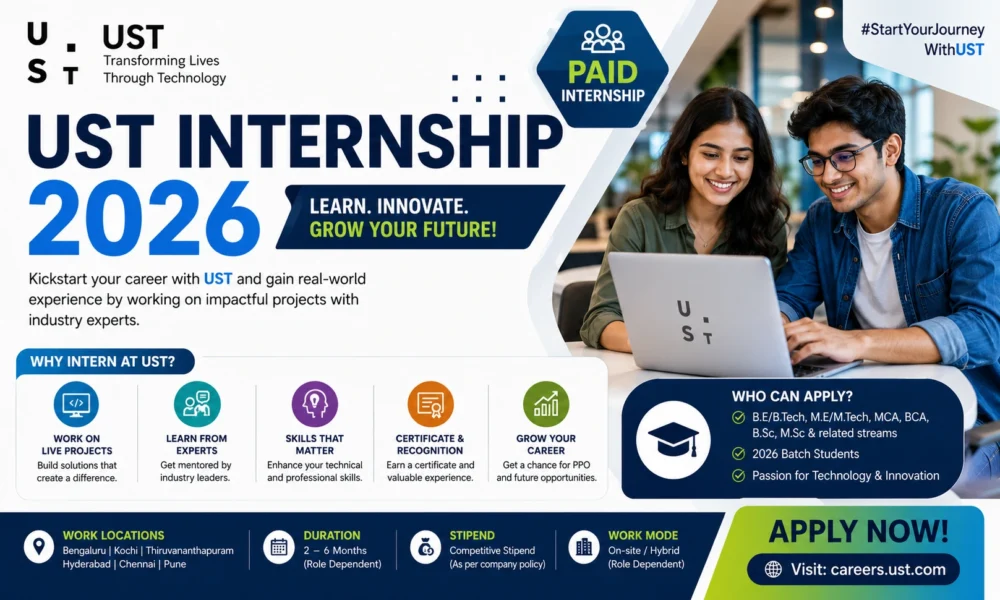 UST Internship 2026