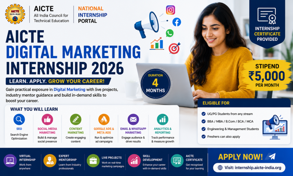AICTE Digital Marketing Internship 2026