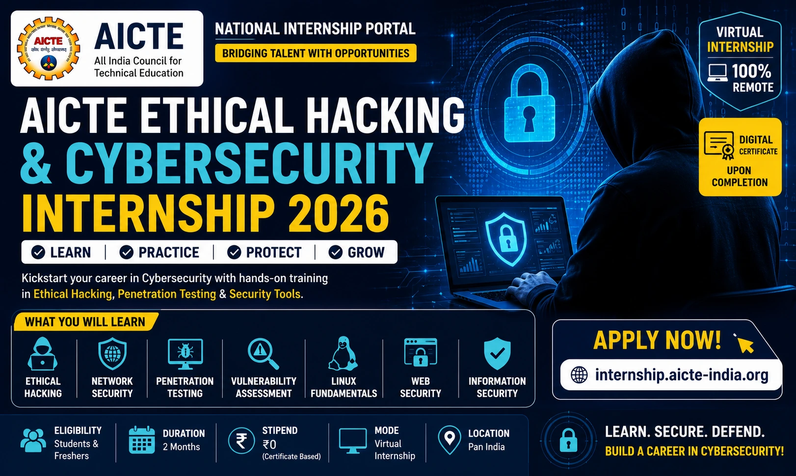 AICTE Ethical Hacking Internship 2026 | Apply Online