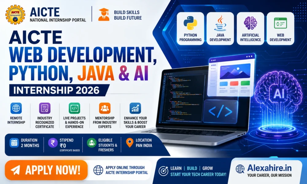 AICTE Java Developer Internship 2026