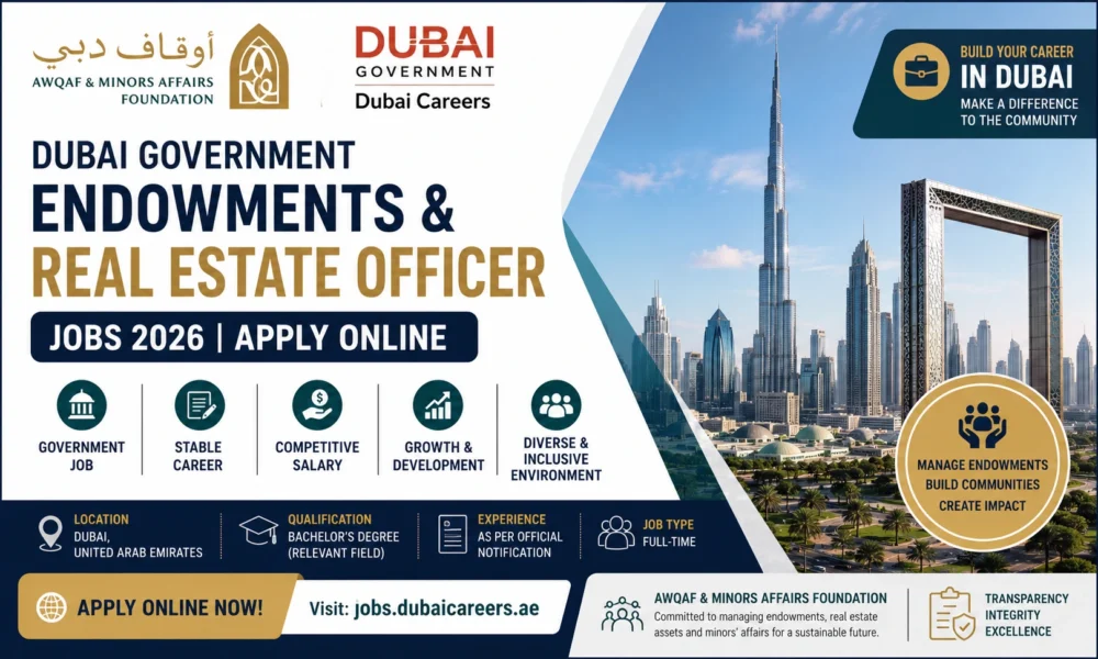 Dubai Government Endowments Jobs 2026