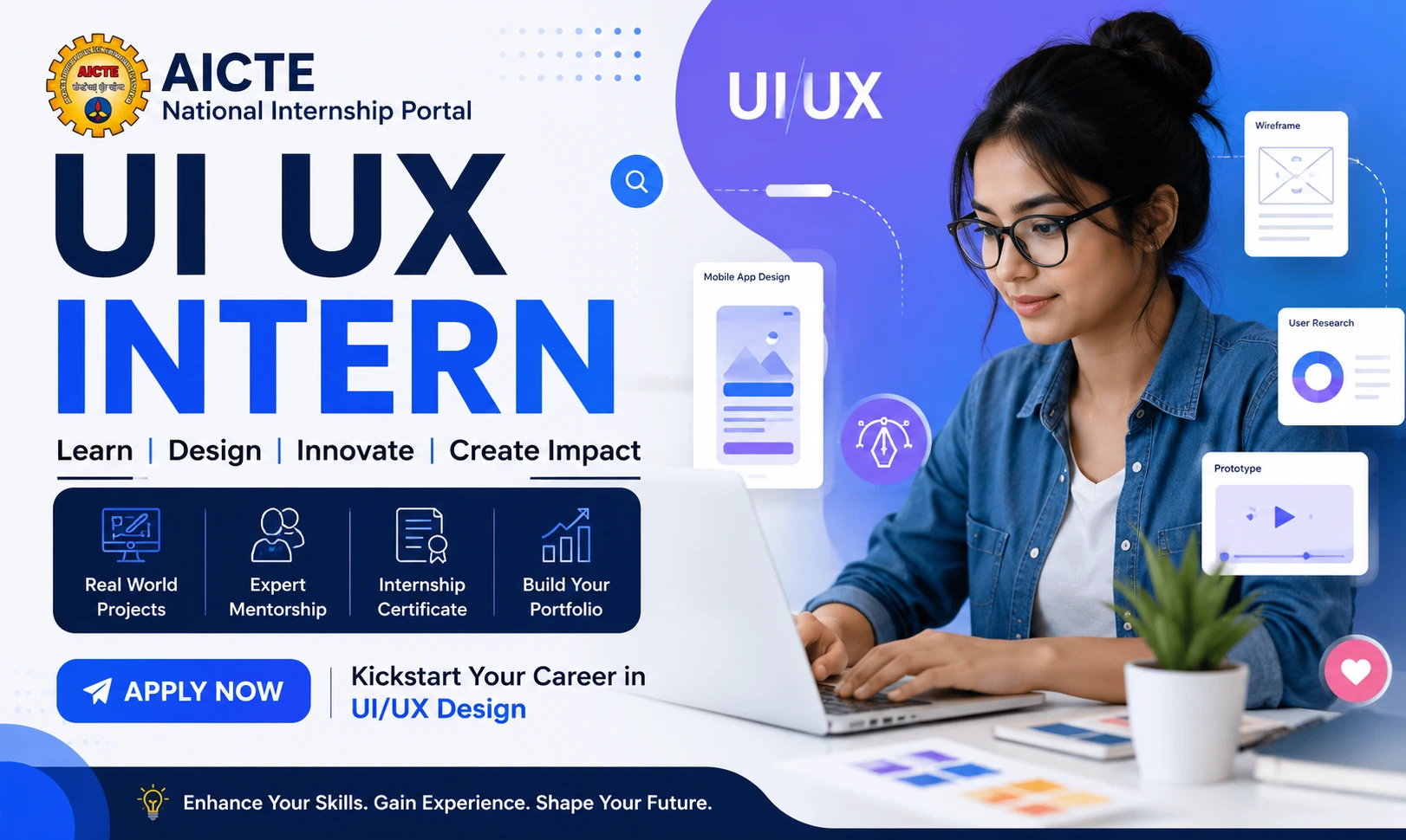 AICTE UI UX Intern 2026 for Students | Apply Today