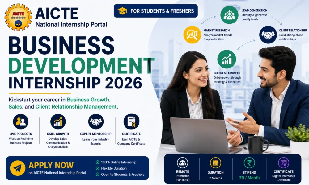 AICTE Business Development Intern 2026
