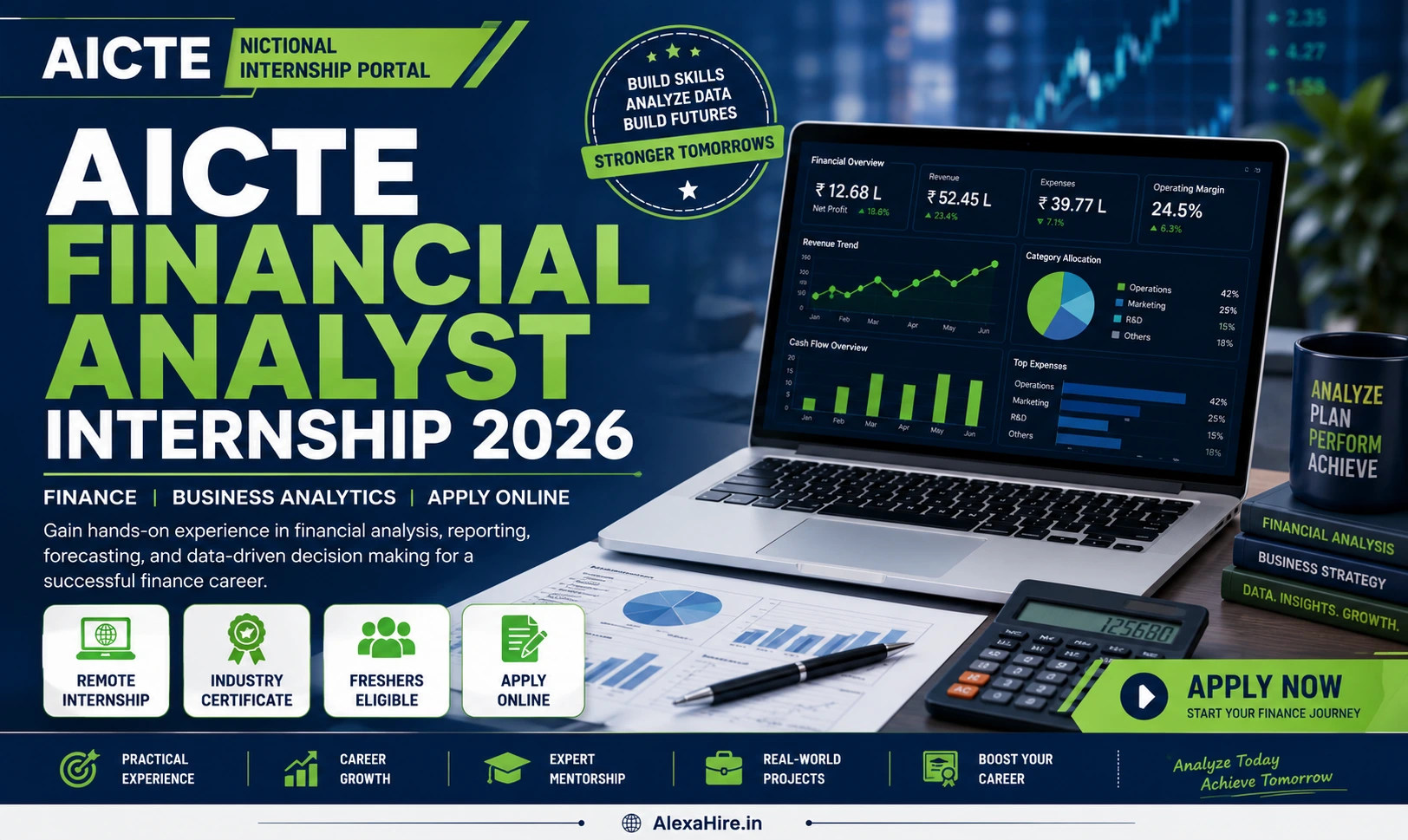 AICTE Financial Analyst Internship 2026 | Apply Online