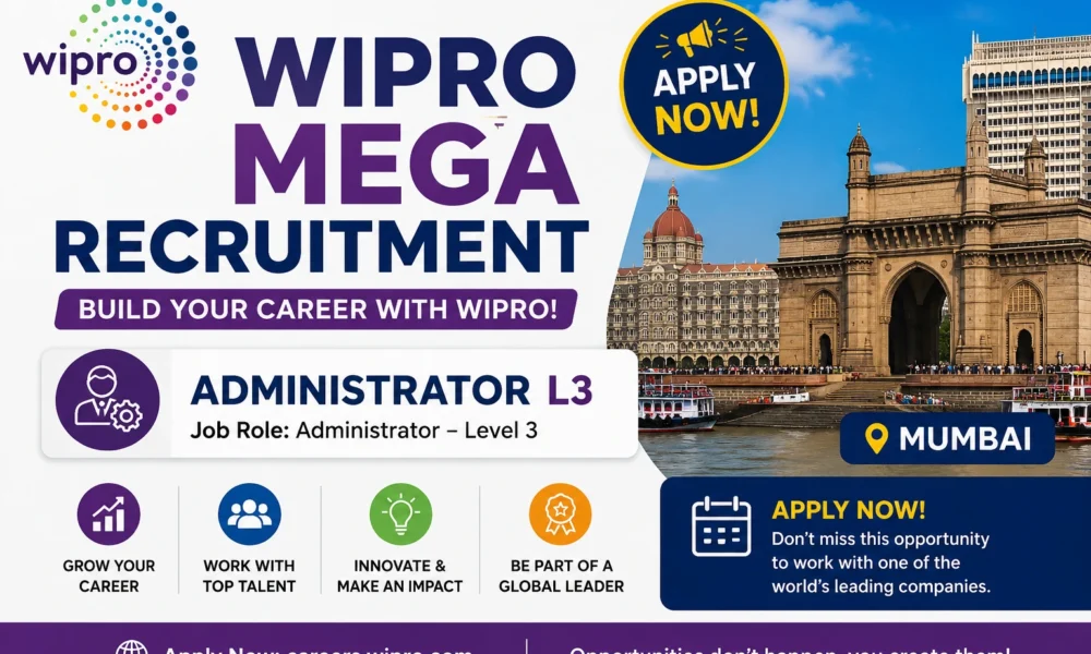 Wipro Mega Recruitment in Mumbai