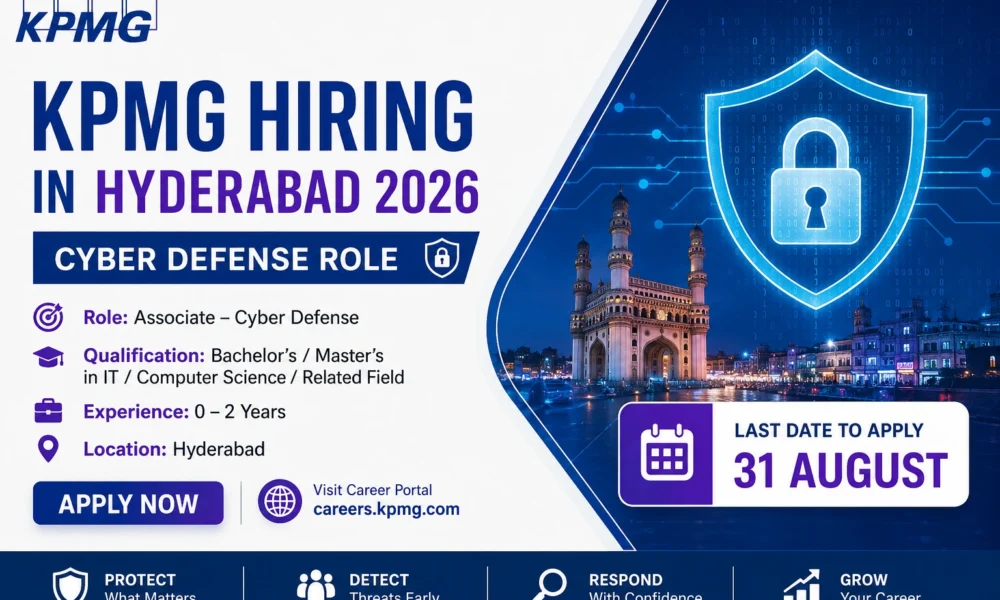 KPMG Hiring in Hyderabad 2026