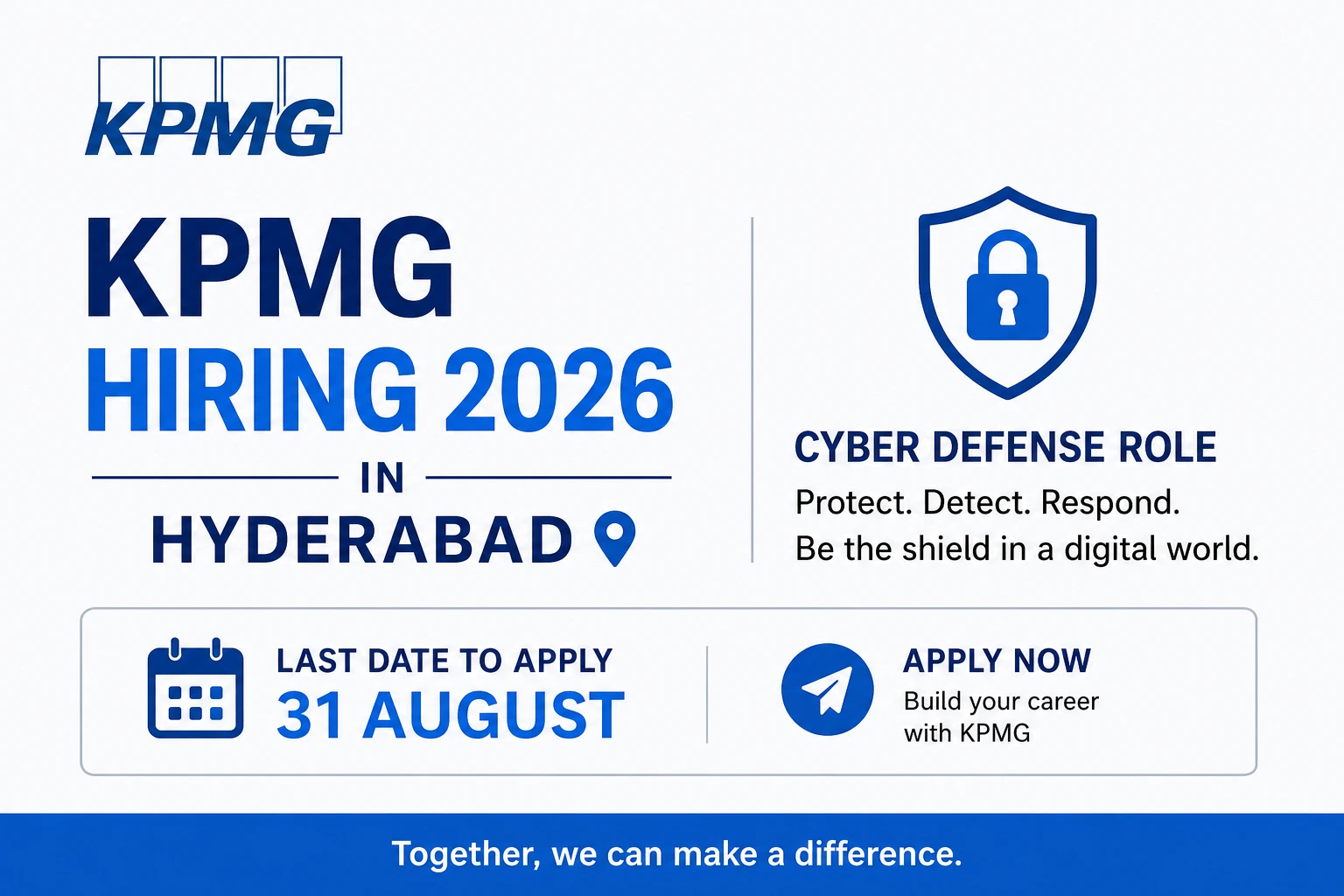 KPMG Hiring in Hyderabad 2026