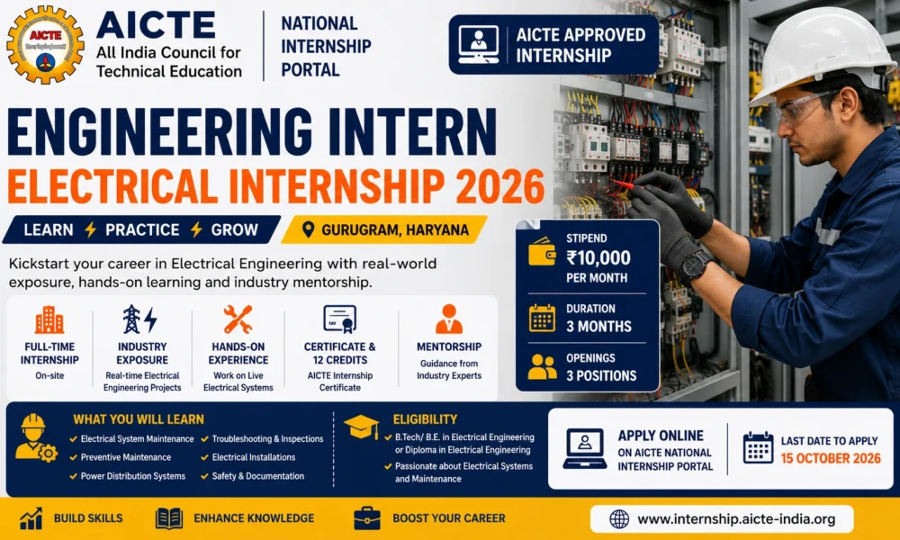 AICTE Electrical Intern 2026