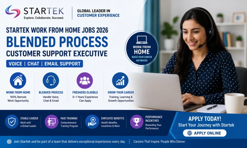 Startek Work From Home Jobs 2026