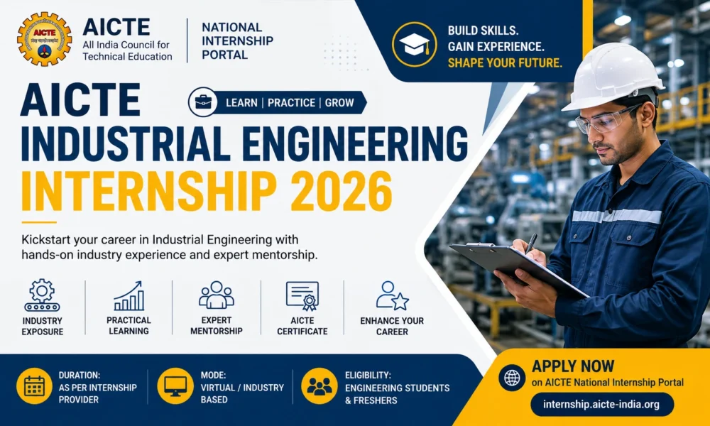 AICTE Industrial Engineering Internship 2026