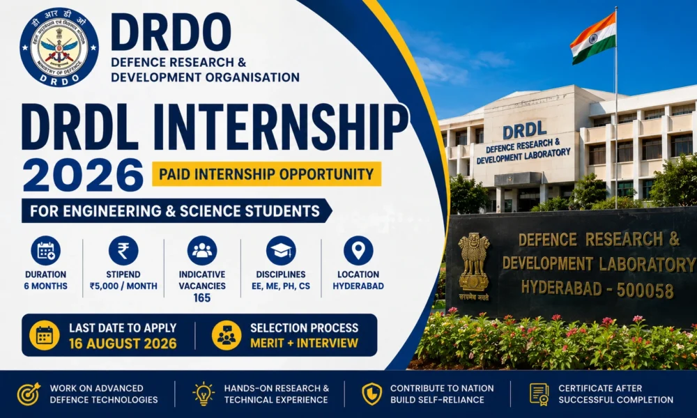 DRDO DRDL Internship 2026