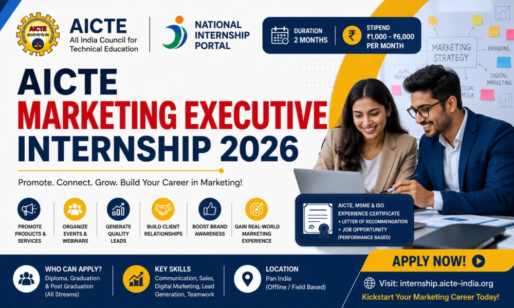 AICTE Marketing Executive Intern 2026