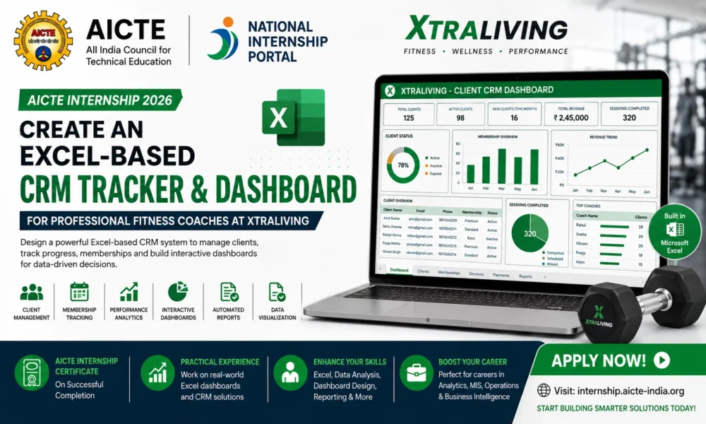 AICTE Excel CRM Internship 2026