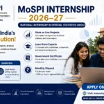 MoSPI Government Internship 2026
