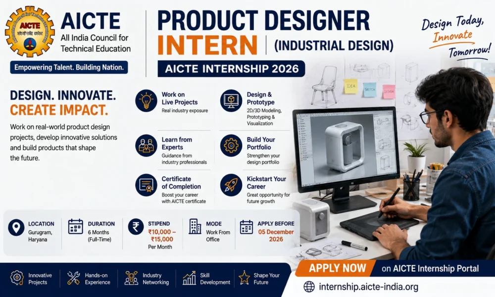 AICTE Product Designer Internship 2026