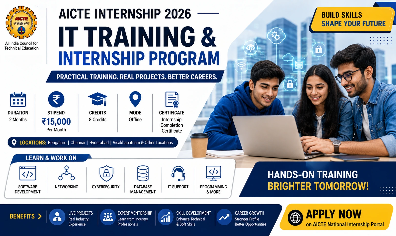 AICTE IT Training Internship 2026 | Apply Online