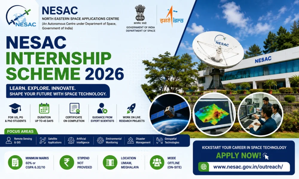 NESAC Internship Scheme 2026