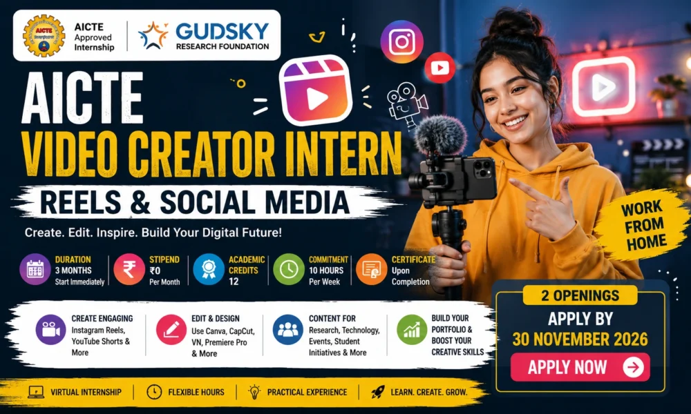 AICTE Video Creator Internship 2026