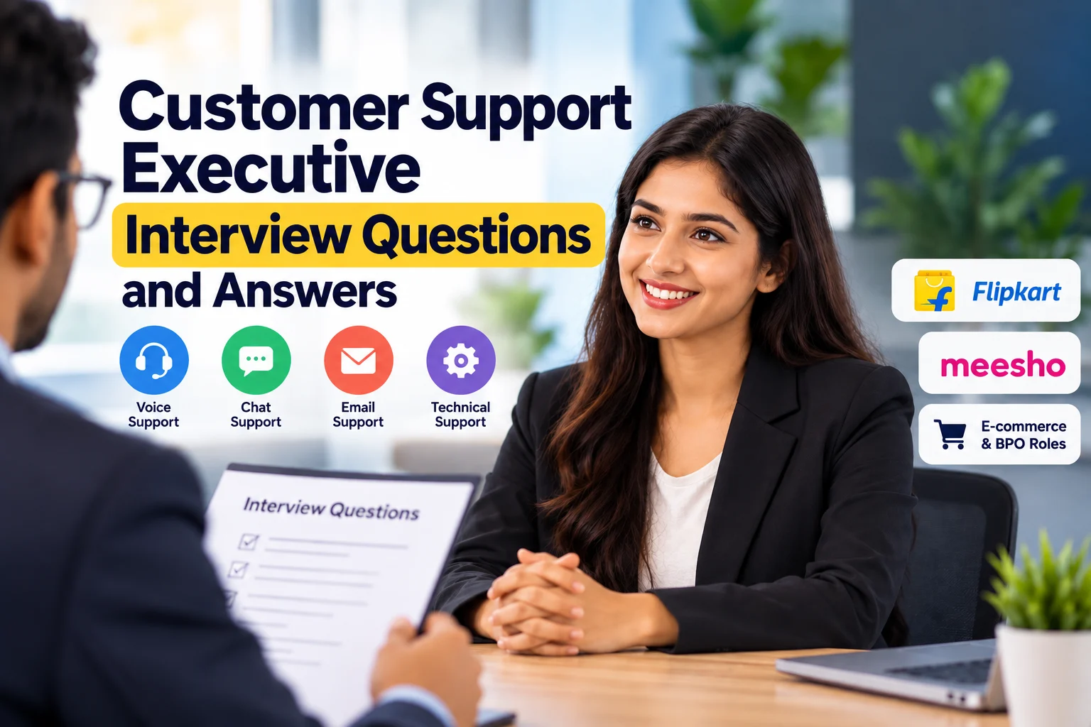 Customer Support Executive Interview Questions and Answers