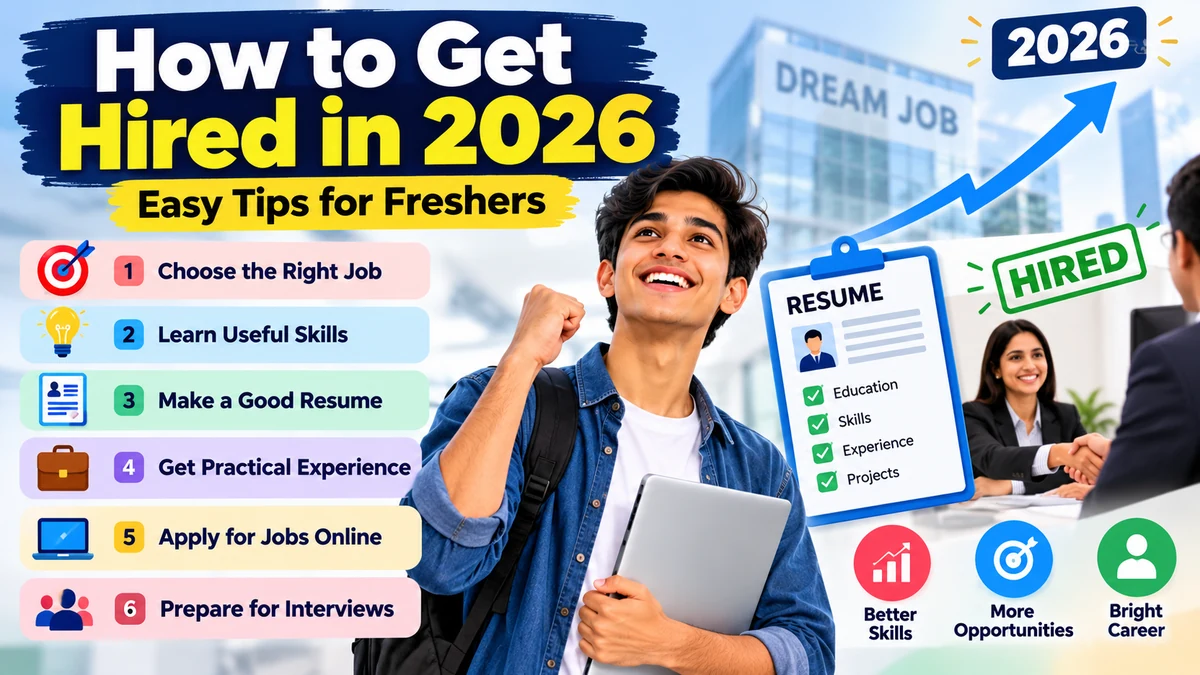 How to Get Hired in 2026 with resume and interview tips