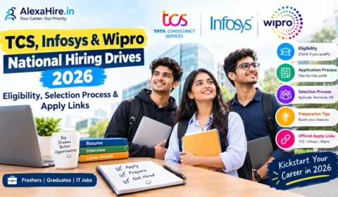 TCS Infosys Wipro National Hiring Drives 2026