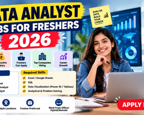 Data Analyst Jobs for Freshers 2026